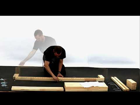 Gigapur Massives Holzbett G56, inkl. Lattenrost und Matratzenbügeln Montageanleitung