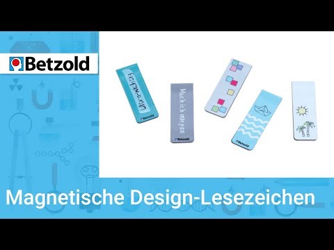 Magnetische Design-Lesezeichen | Betzold