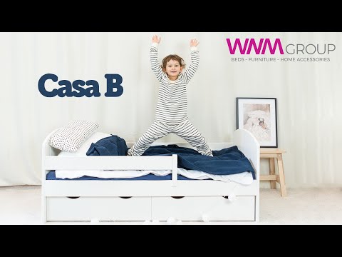 Jakie łóżko wybrać do pokoju swojego dziecka? Oto nasza propozycja - łóżko pojedyncze CASA B