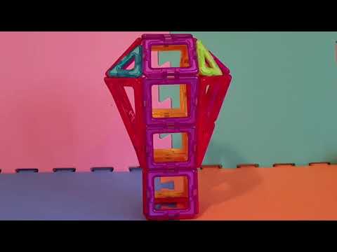 Build with Me - Limmy's Magnetic Building Blocks Hot Air Balloon Construction tutorial