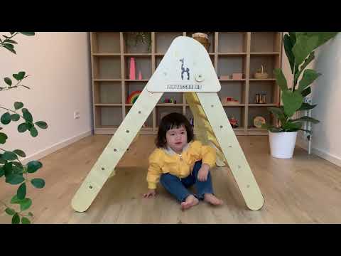 Montessori Kid™ Pikler Dreieck -'Joga' Klettergerüst Indoor Kinderzimmer